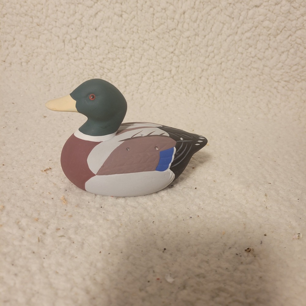 Coty‎ Mallard Duck Figurine Potpourri Holder Matte Painted Wildlife Decor Taiwan